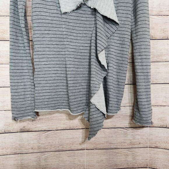 Free People WE THE FREE ANTHROPOLOGIE Stripe Ebb and Flow Jacket Size M Zipper - Picture 3 of 15